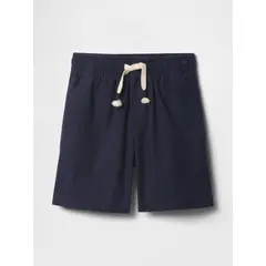 GAP - Short Toddler Niño Popelina Pull-On Azul Marino