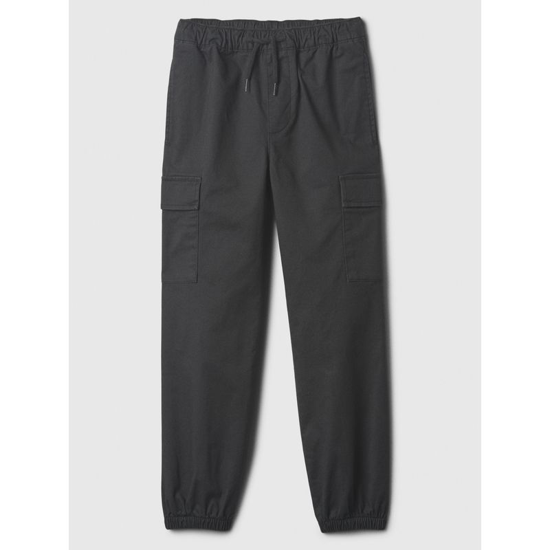 GAP - Pantalón Niño Jogger Cargo Twill Negro Gap