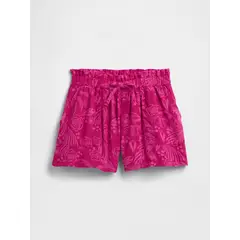 GAP - Short Niña Woven Print Rosado