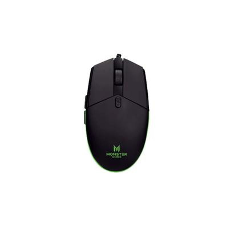 MONSTER - Mouse Alámbrico Monster Tide 5 Botones DPI 3200 - Negro