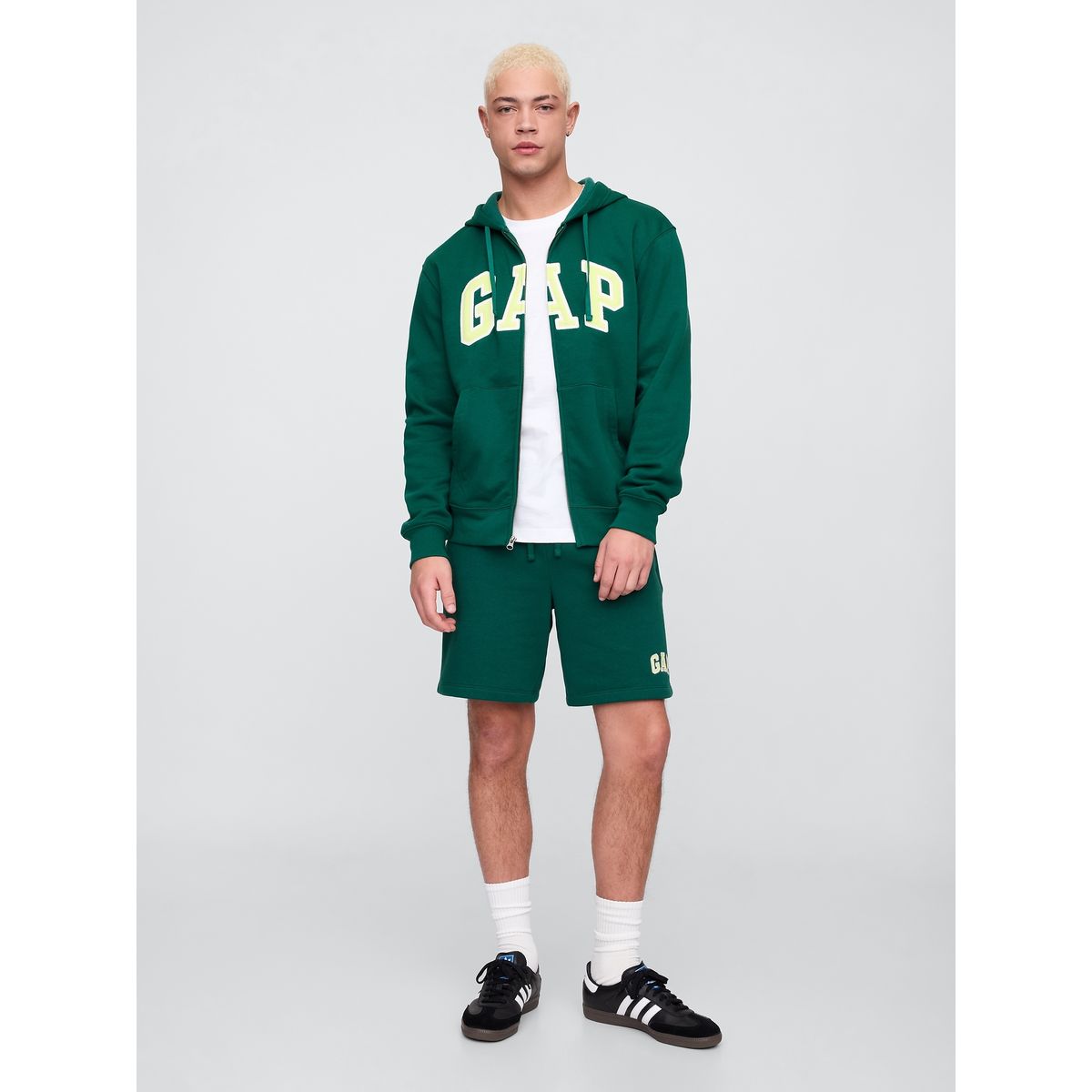GAP - Short Hombre Logo Heritage Verde Gap