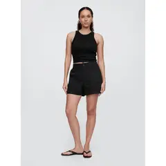 GAP - Short Mujer 4" Twill Negro