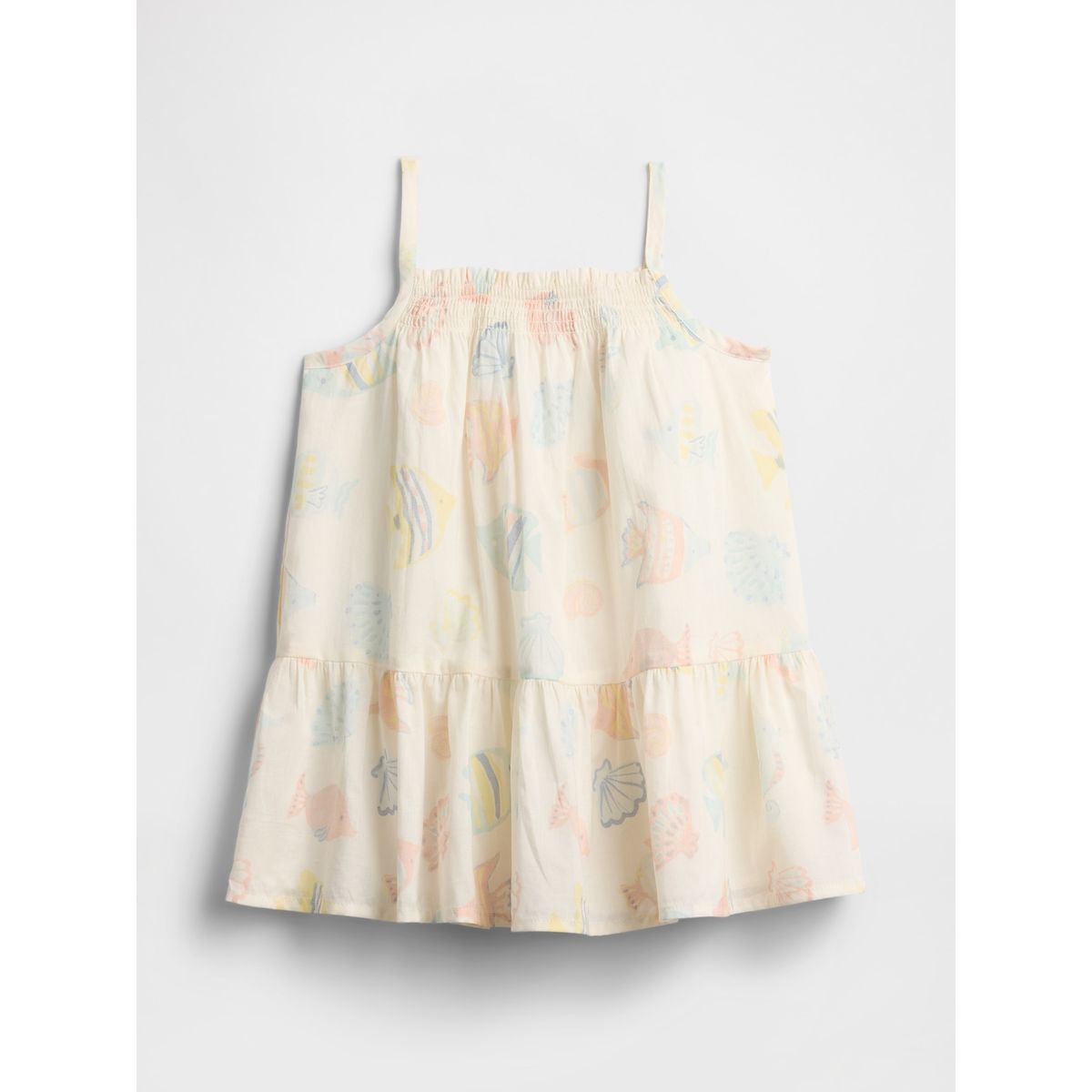 GAP - Vestido Bebé Gap Woven V25 Blanco
