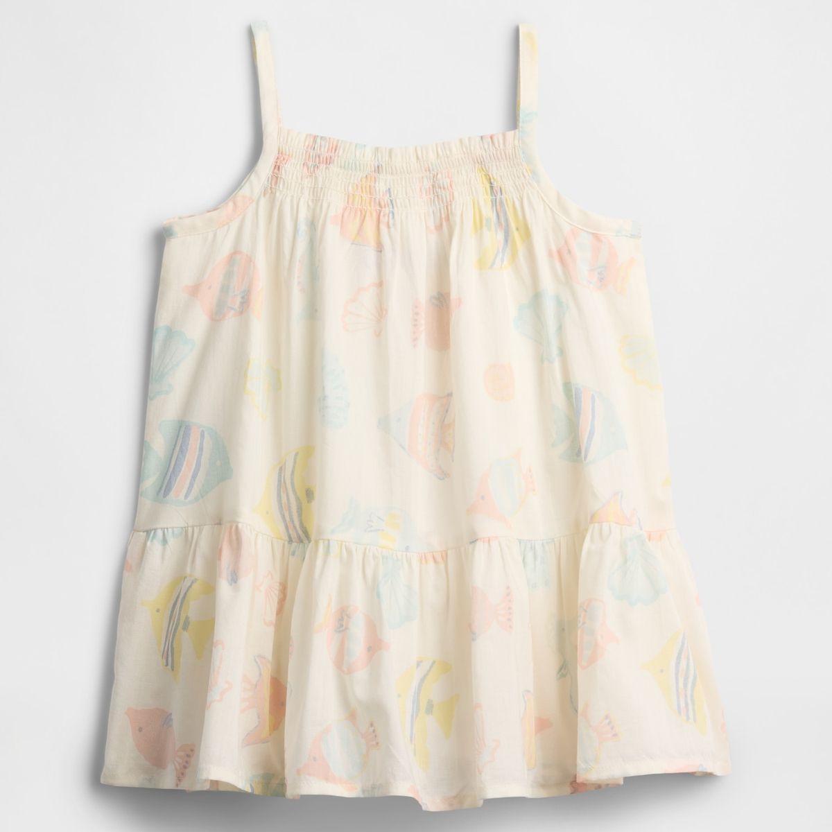 GAP - Vestido Bebé Gap Woven V25 Blanco