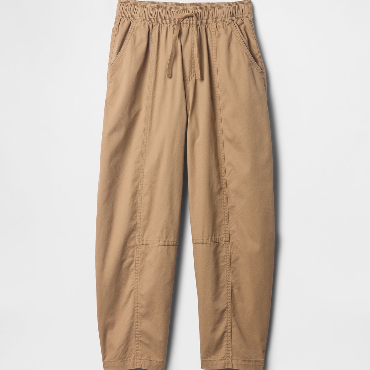 GAP - Pantalón Niña Gap Barrel Algodón Beige