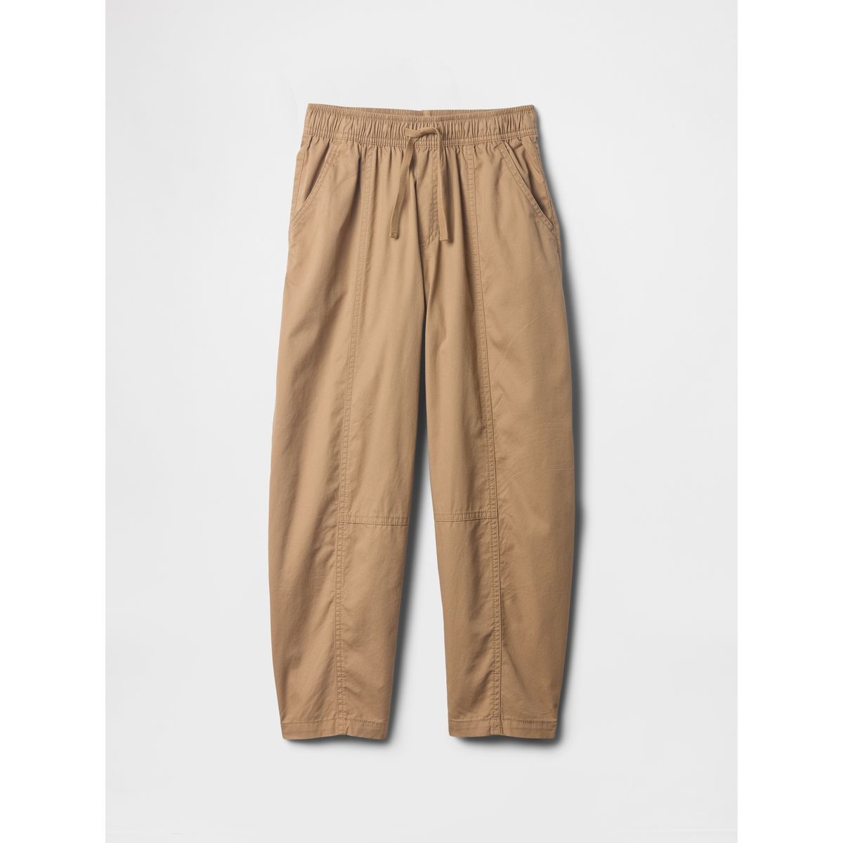 GAP - Pantalón Niña Gap Barrel Algodón Beige