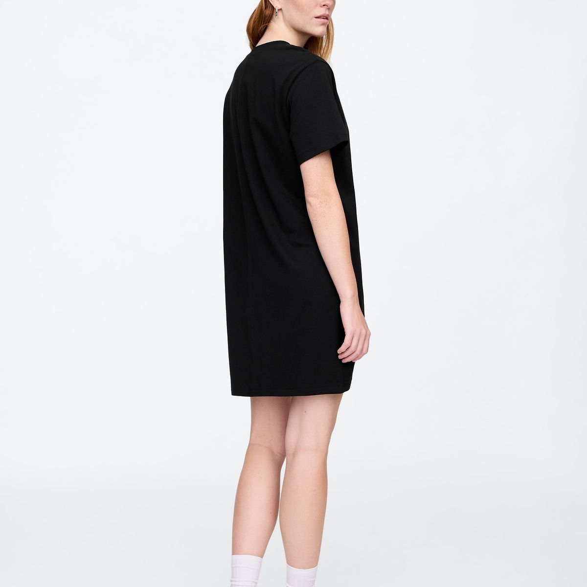GAP - Vestido Mujer Mini T-Shirt Negro Gap