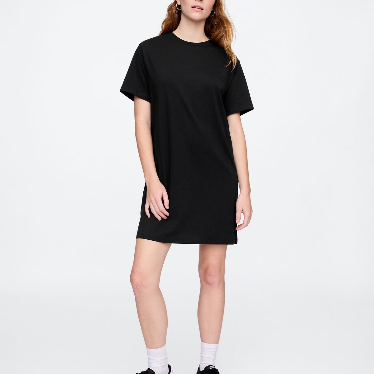 GAP - Vestido Mujer Mini T-Shirt Negro Gap