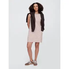 GAP - Vestido Mujer Mini Knit Stripe Café