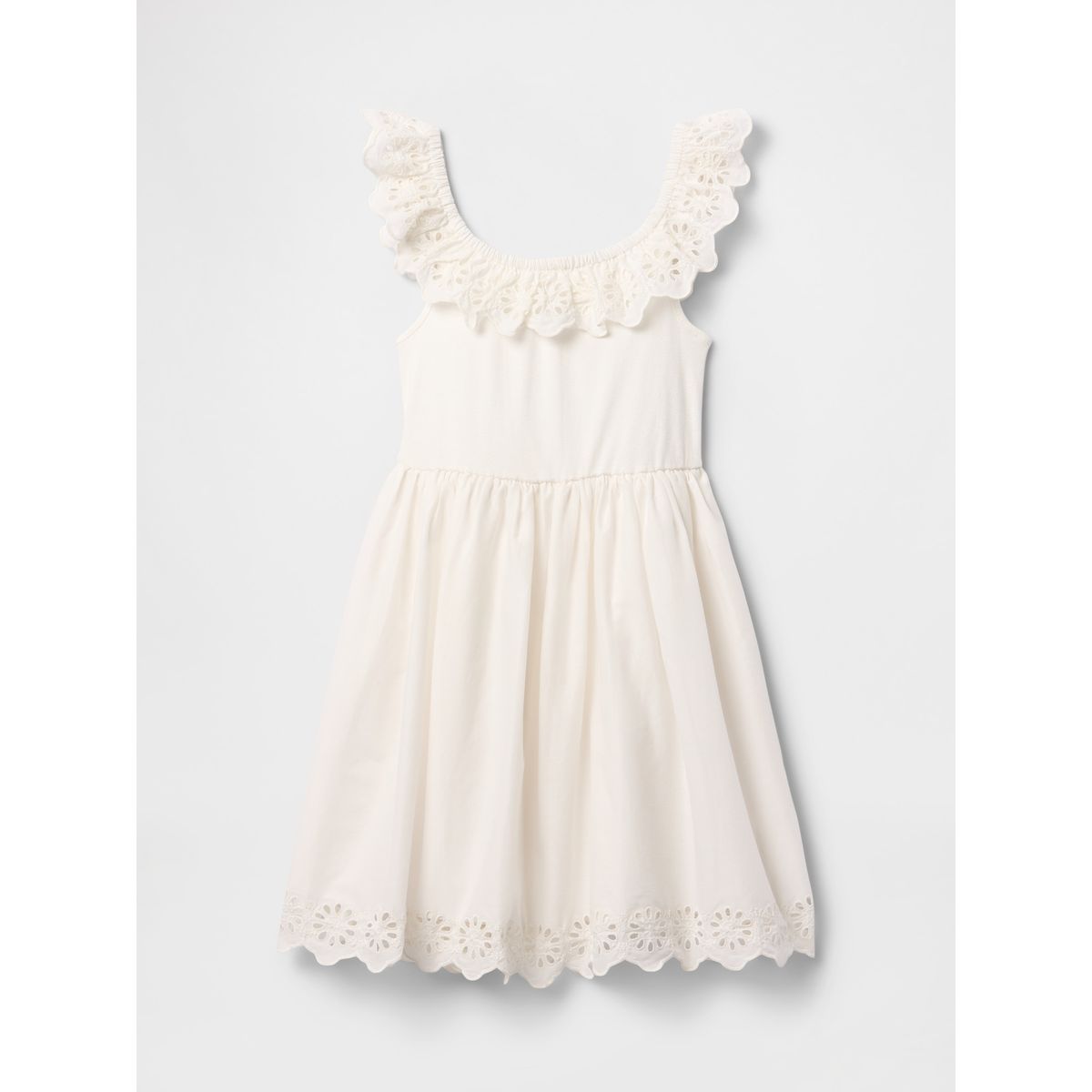 GAP - Vestido Niña Gap Eyelet Blanco