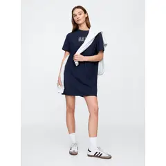 GAP - Vestido Mujer T-Shirt Logo V25 Azul