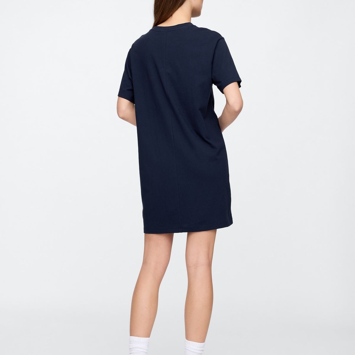 GAP - Vestido Mujer T-Shirt Logo V25 Azul Gap