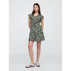 GAP - Vestido Mujer Tie Waist Morado