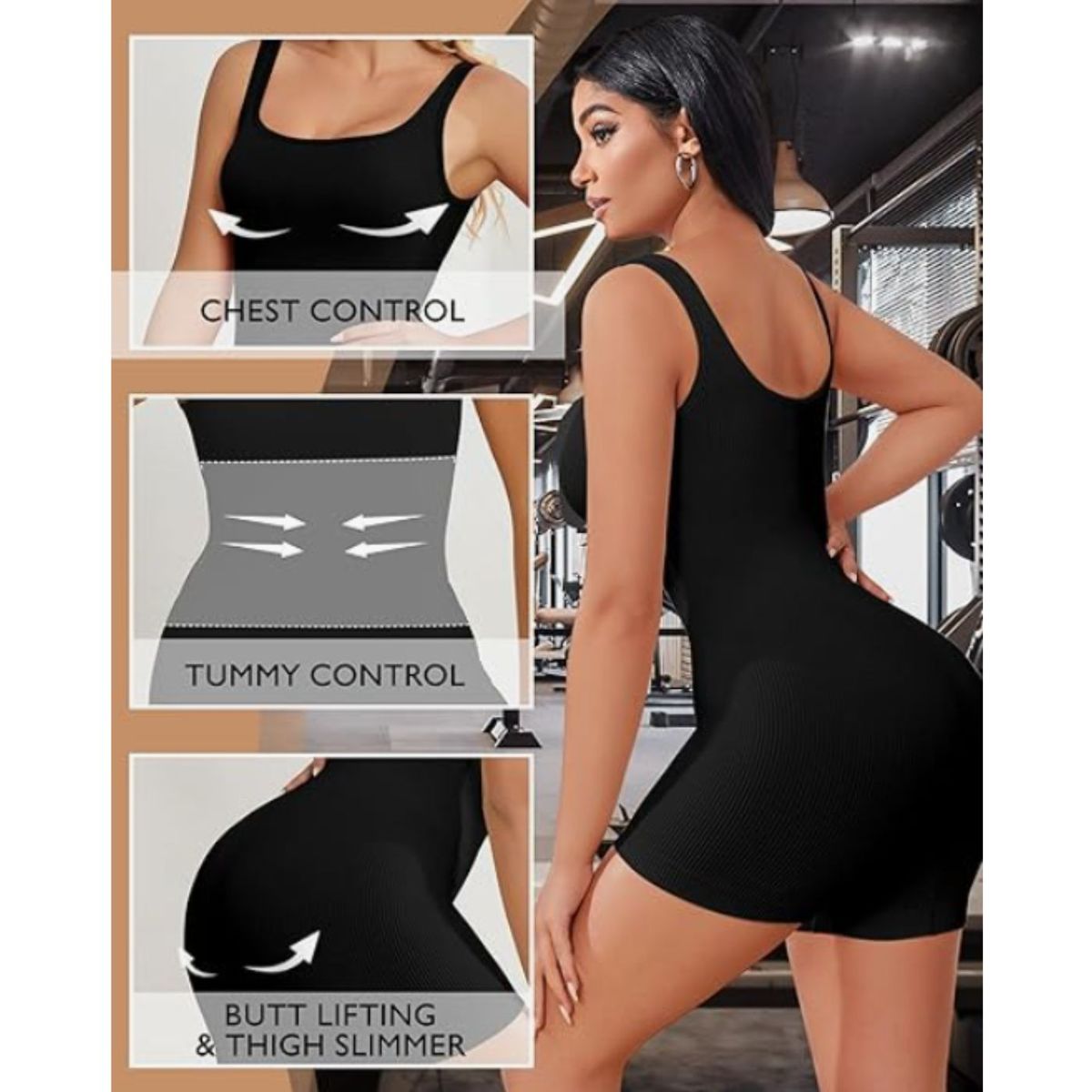 LIKE SHOP - Body Faja Enterito Reductor Modelador Musculosa 2202