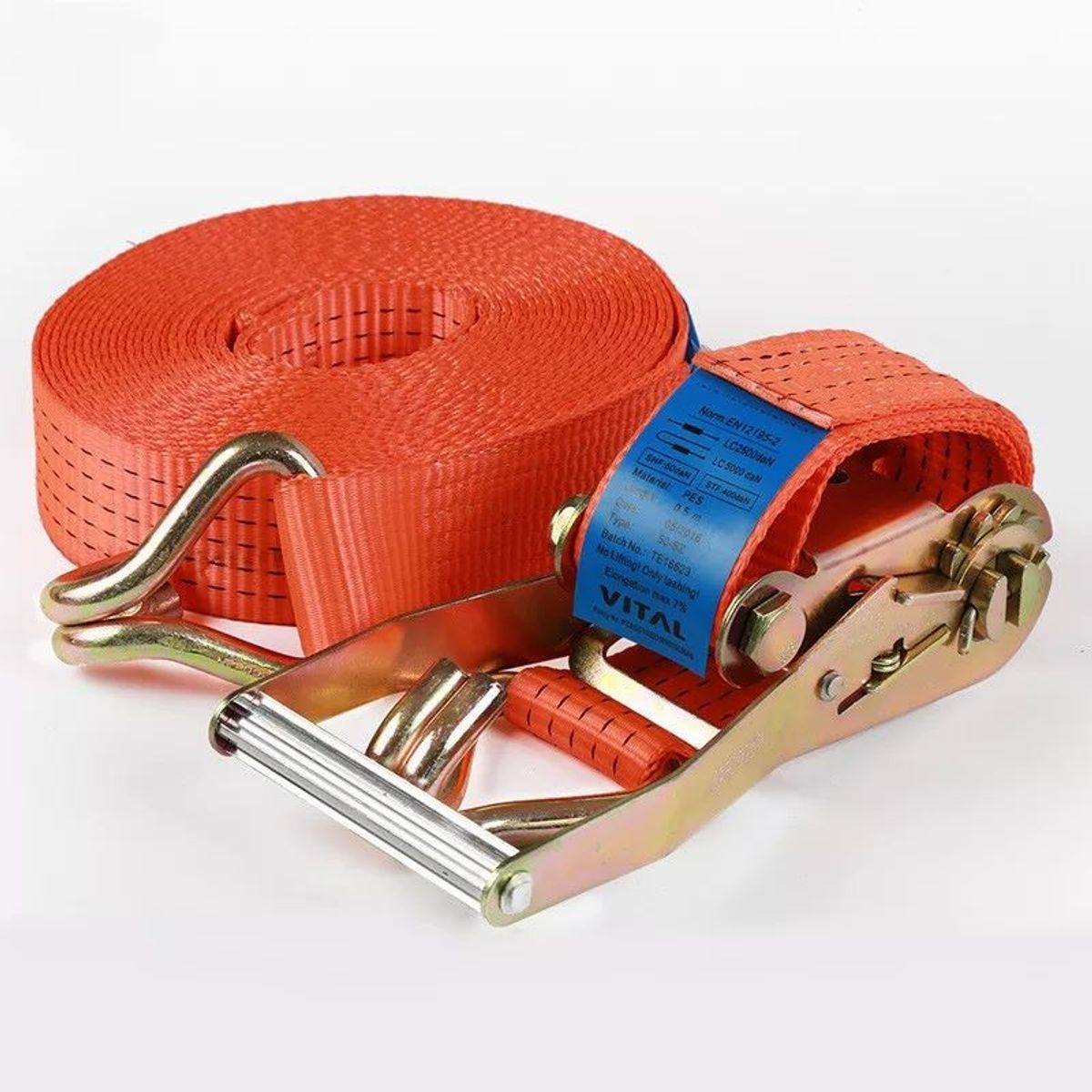 Eslinga Cinta Amarre Con Ratchet 2 Pulgada X 10 M, marca GENERICO - Foto Principal