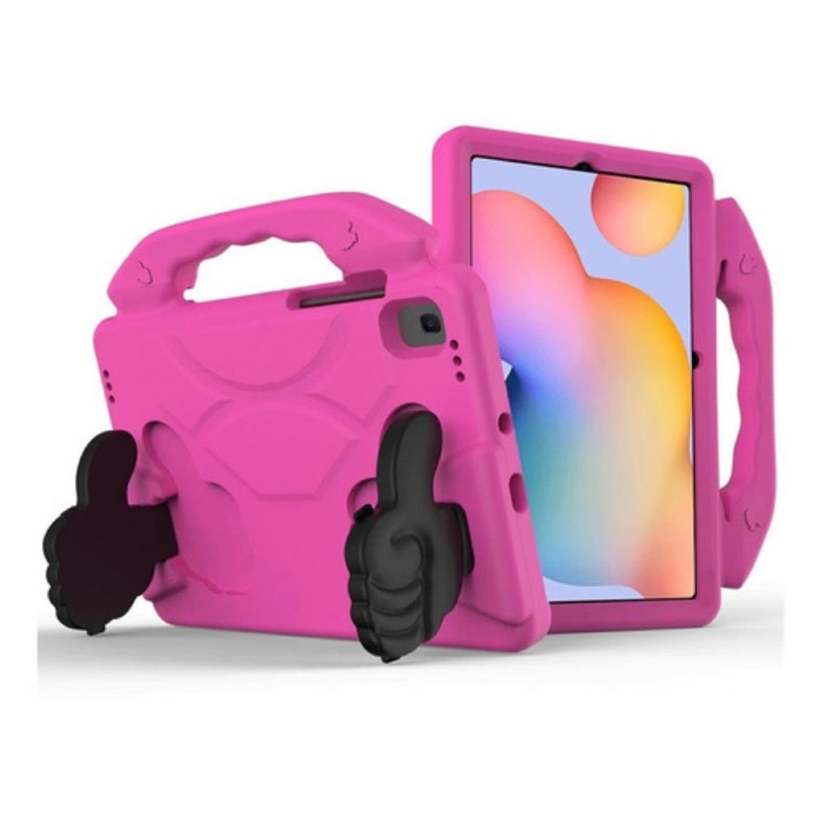 GENERICO - Carcasa Niños Anti-golpes Para Tablet Lenovo M9 Tb310 Fucsia