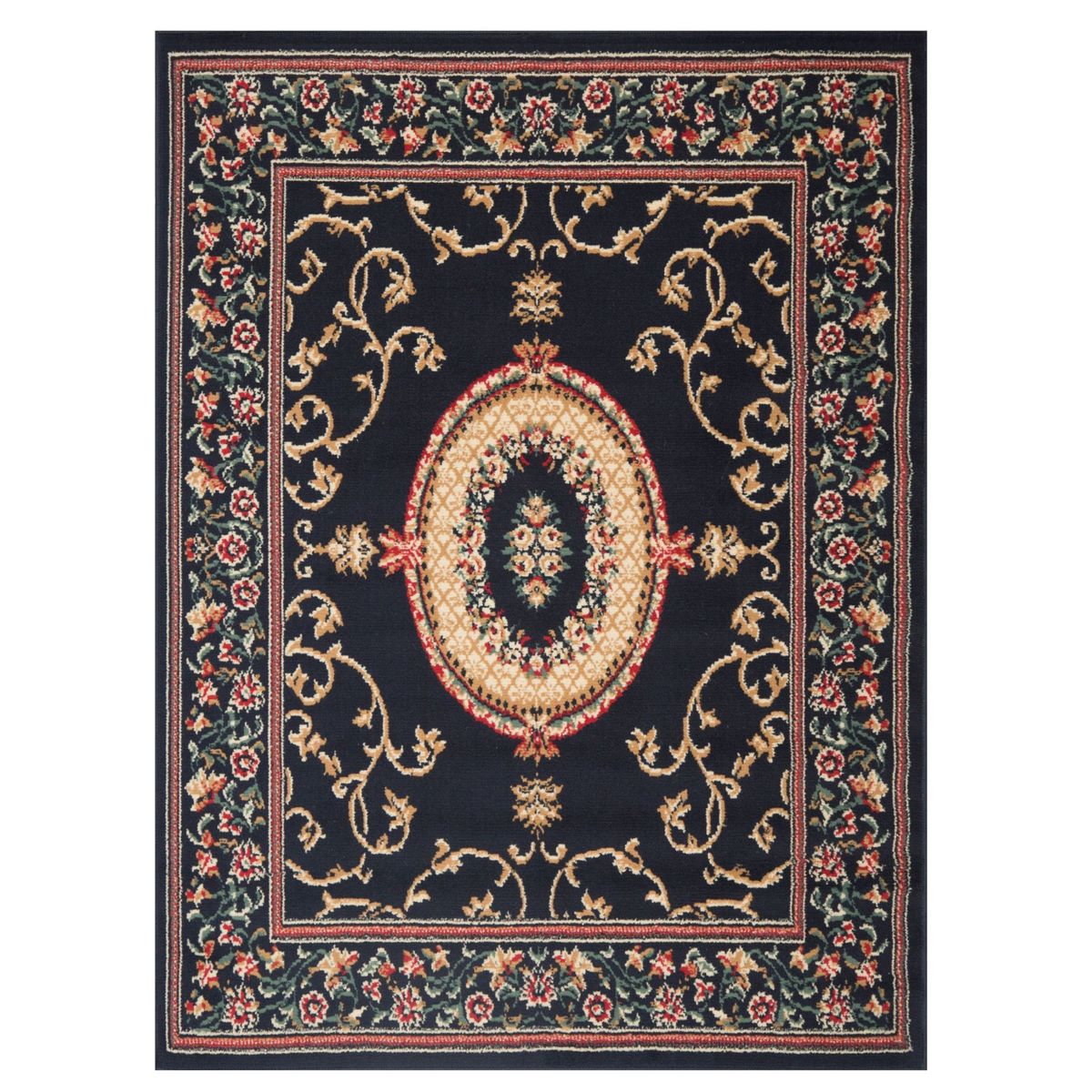 CANNON - Alfombra Camelia Negro 133x180