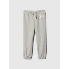 GAP - Pantalón De Buzo Toddler Niña Logo Pull-On Print Gris