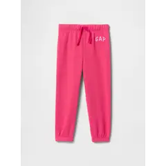GAP - Pantalón De Buzo Toddler Niña Logo Pull-On Liso Rosado