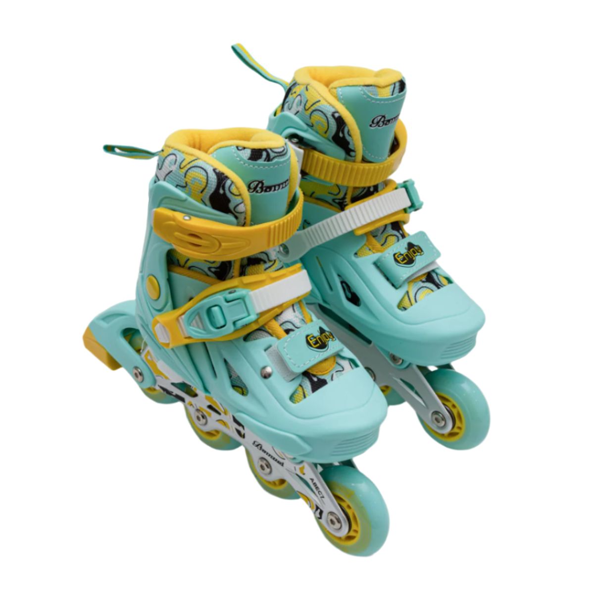 GENERICO - Patines en Línea Infantiles Ajustables Azul