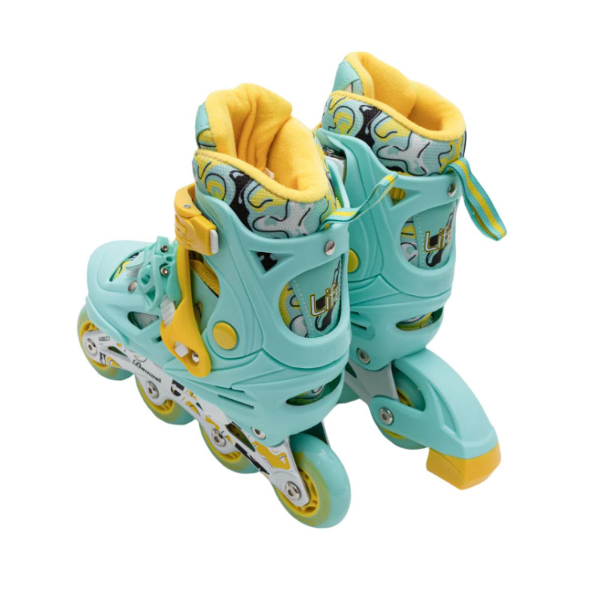 GENERICO - Patines en Línea Infantiles Ajustables Azul