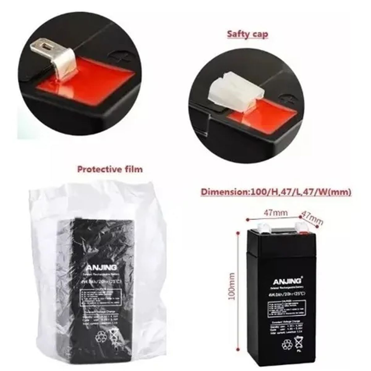 GENERICO - Bateria balanzas 4V4Ah 20h GDsuper power by nature T596