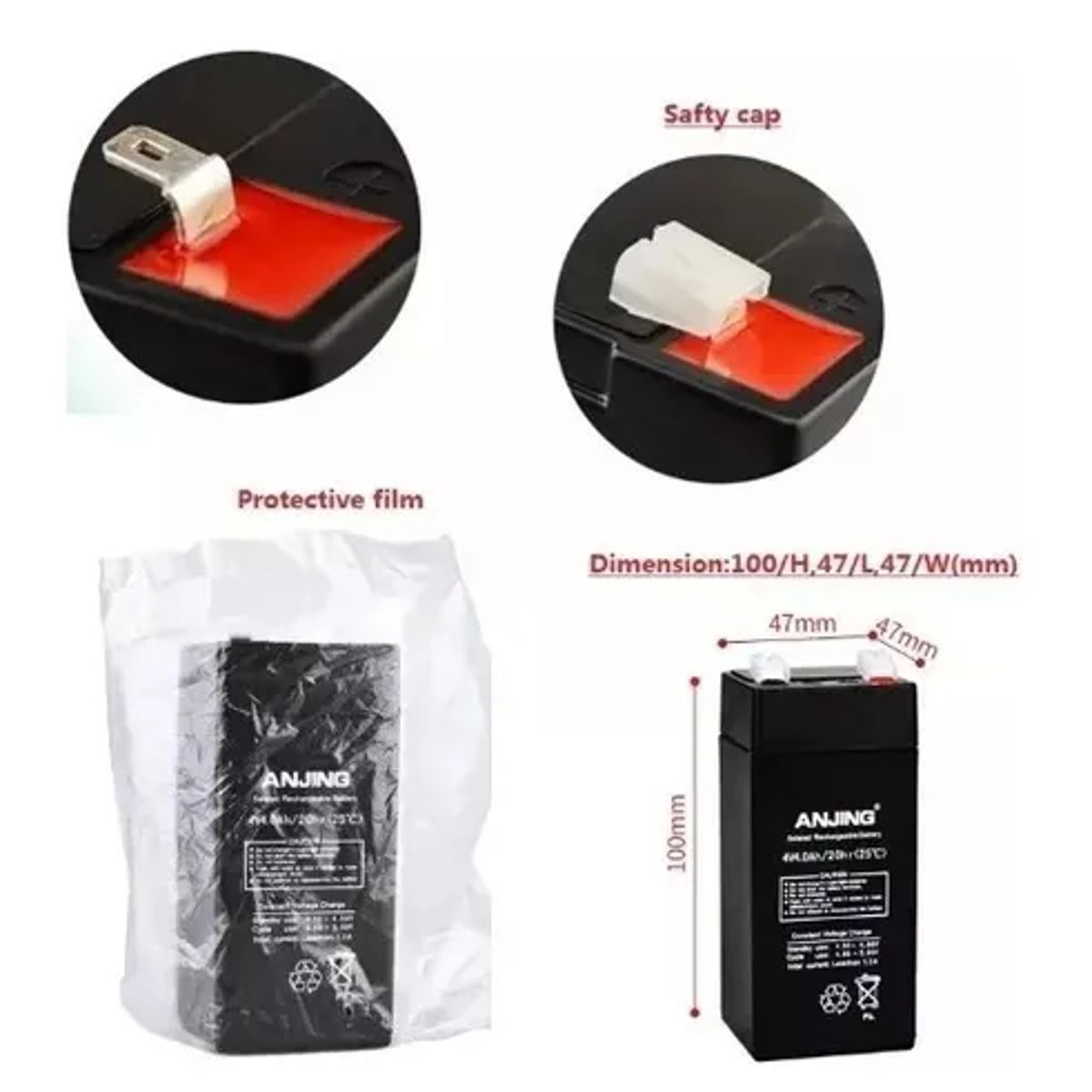 GENERICO - Bateria balanzas 4V4Ah 20h GDsuper power by nature T596