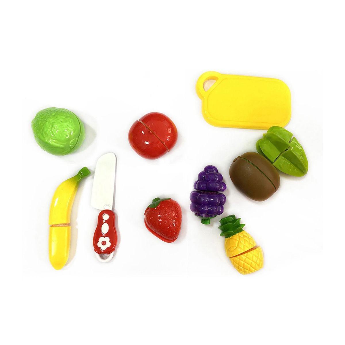 SWEET HOME - Set Alimentos de Juguete para Cortar con Velcro y Accesorios