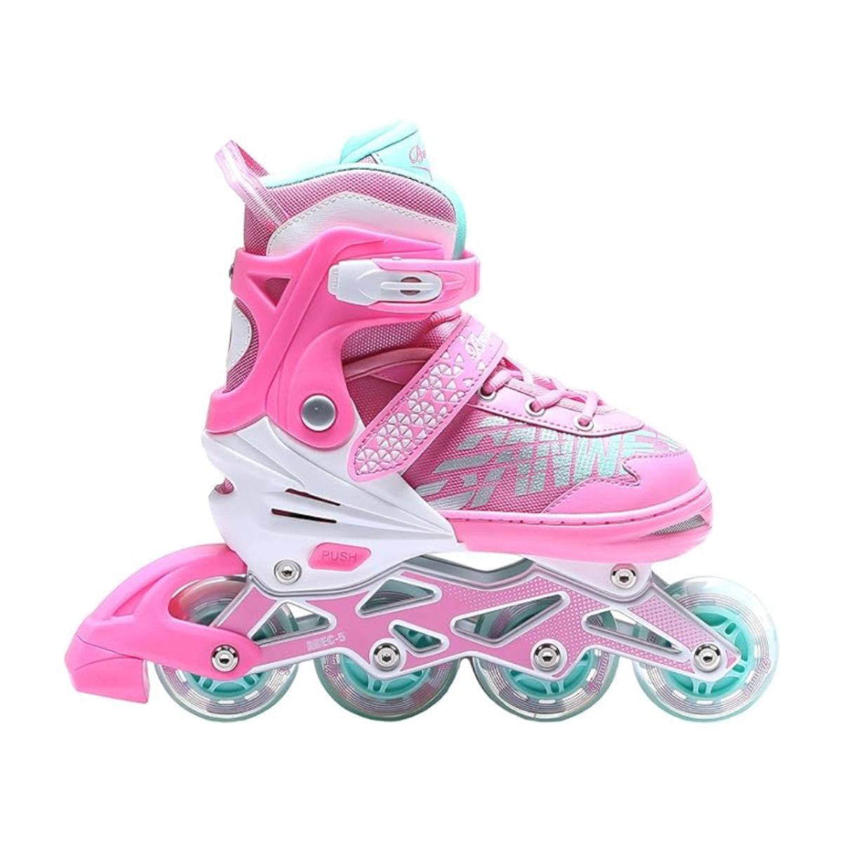 GENERICO - Patines en línea ajustables Infantiles BanWei Pink