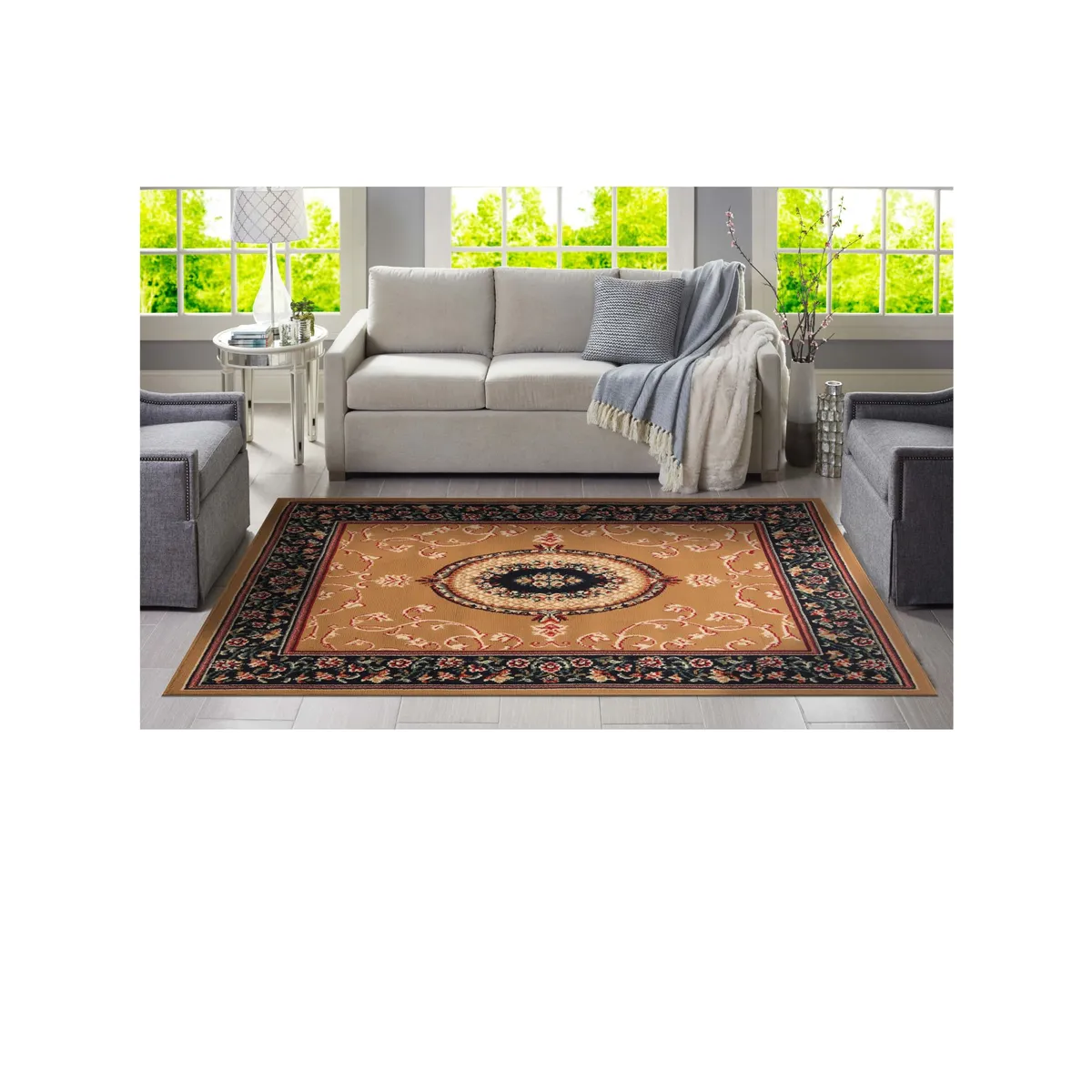 CANNON - Alfombra Camelia Beige 133x180