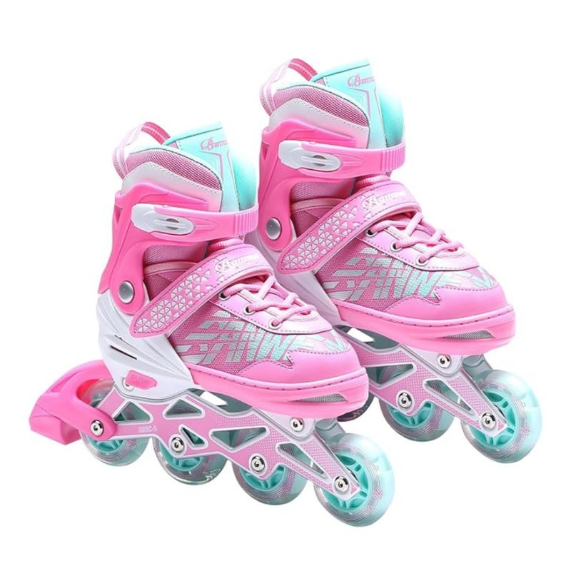 GENERICO - Patines en línea ajustables Infantiles BanWei Pink