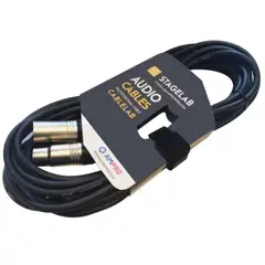 STAGELAB - Cable Microfono Xlr Macho A Xlr Hembra 10m XMX F10