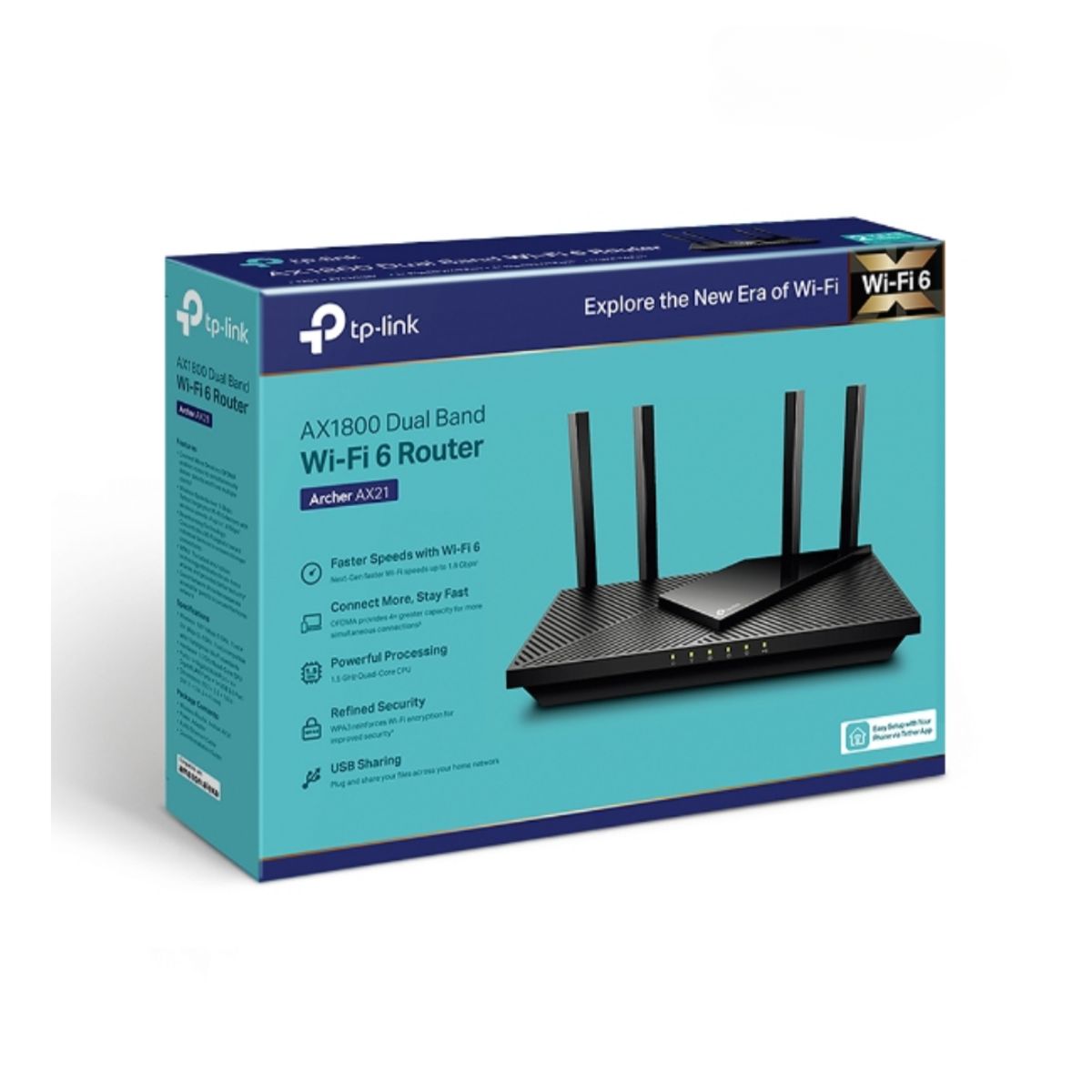 TP LINK - TP-Link AX1800 Dual Band WIFI 6