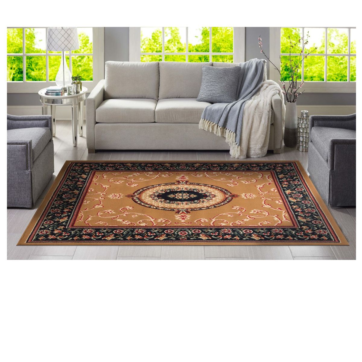 CANNON - Alfombra Camelia Beige 150x200