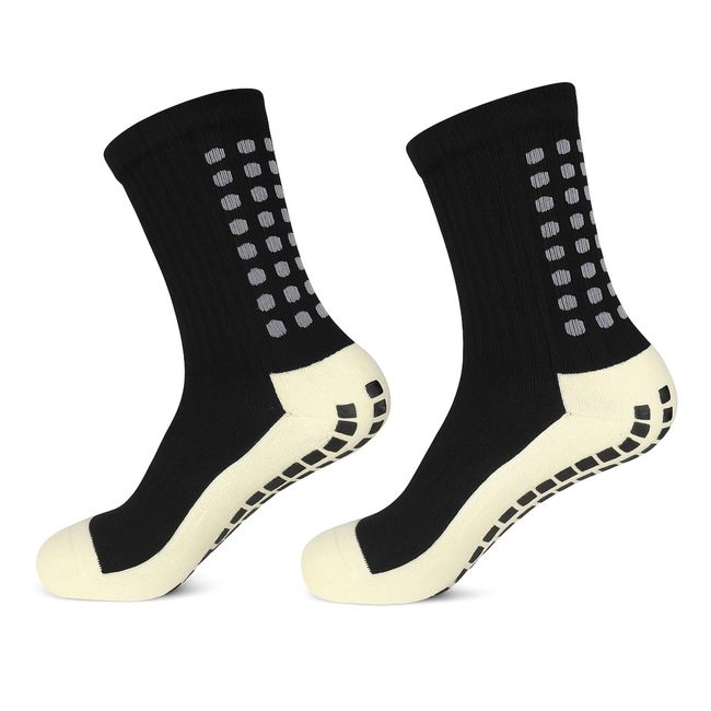 FOUR - Calcetines Antideslizantes - Fibra de Bambú Negros Four