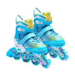 GENERICO - Patines en línea ajustables Infantiles BanWei Blue