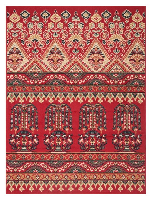 Alfombra Margarita Rojo 150x200