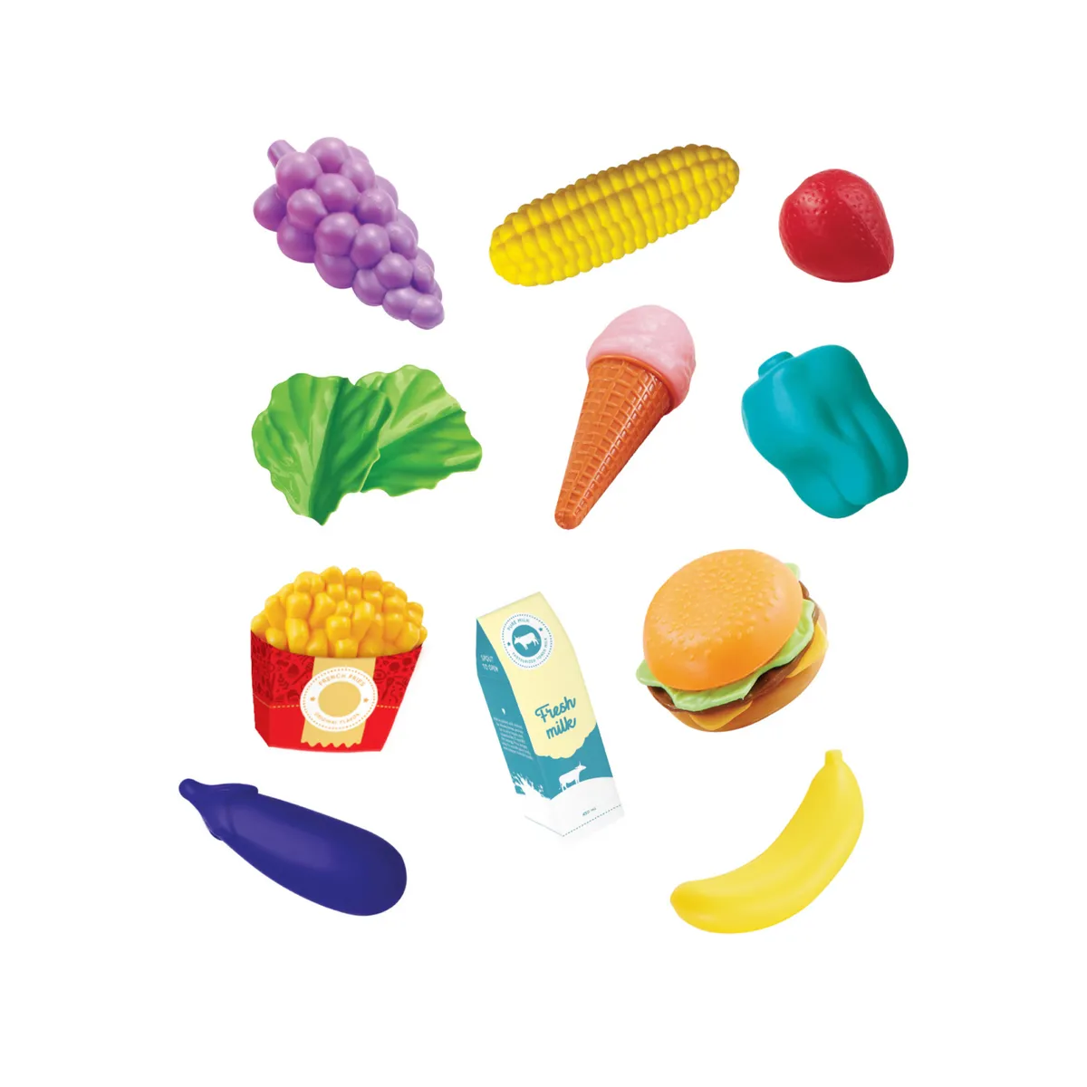 SWEET HOME - Set Comida Infantil 60 Pzs con Balde Organizador