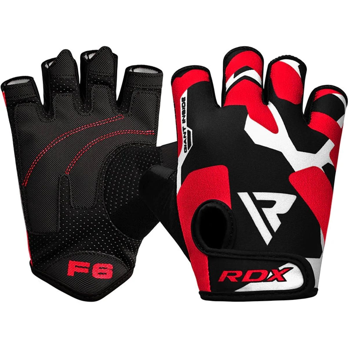 RDX - Guantes de gimnasio RDX F6 Fitness Talla  S