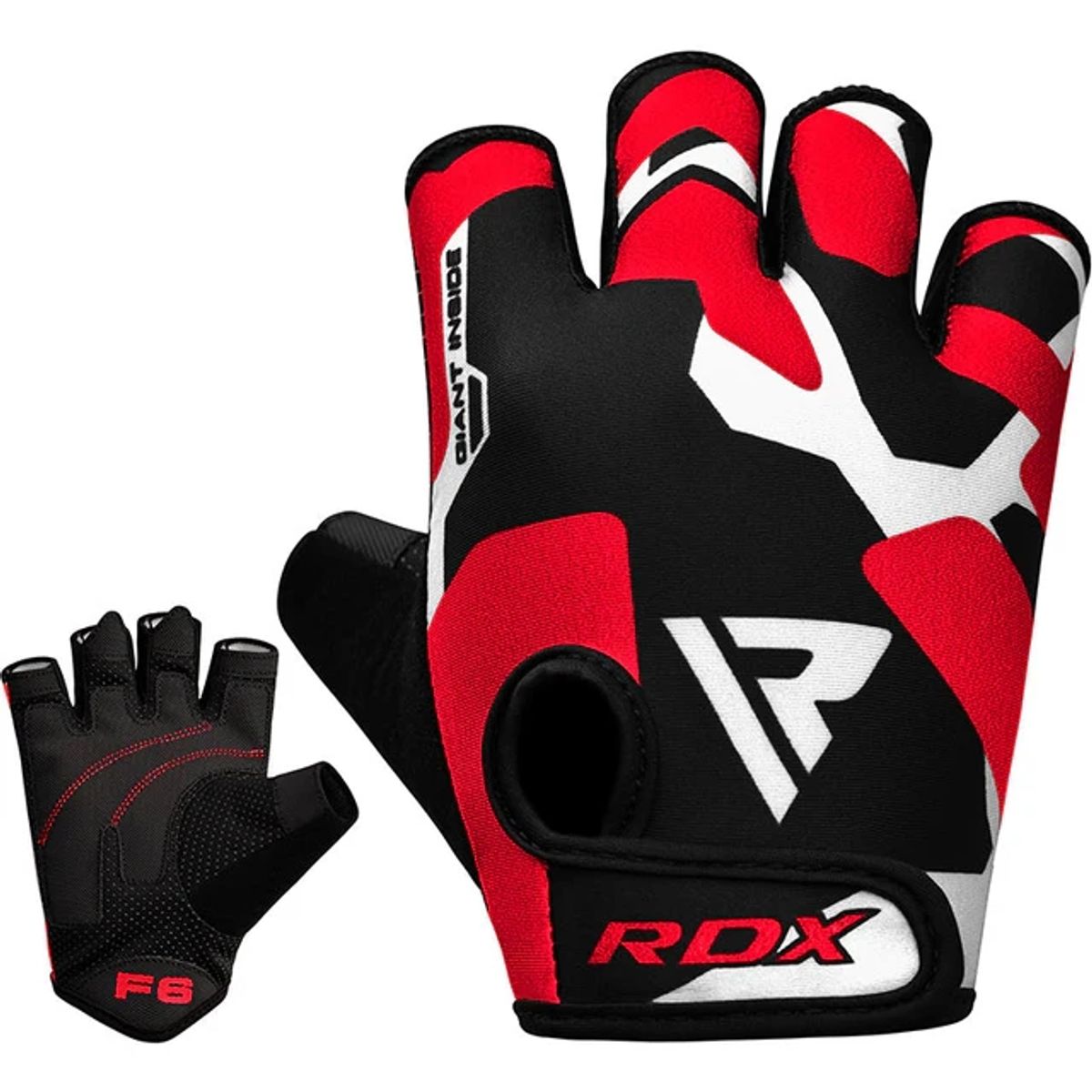 RDX - Guantes de gimnasio RDX F6 Fitness Talla  S