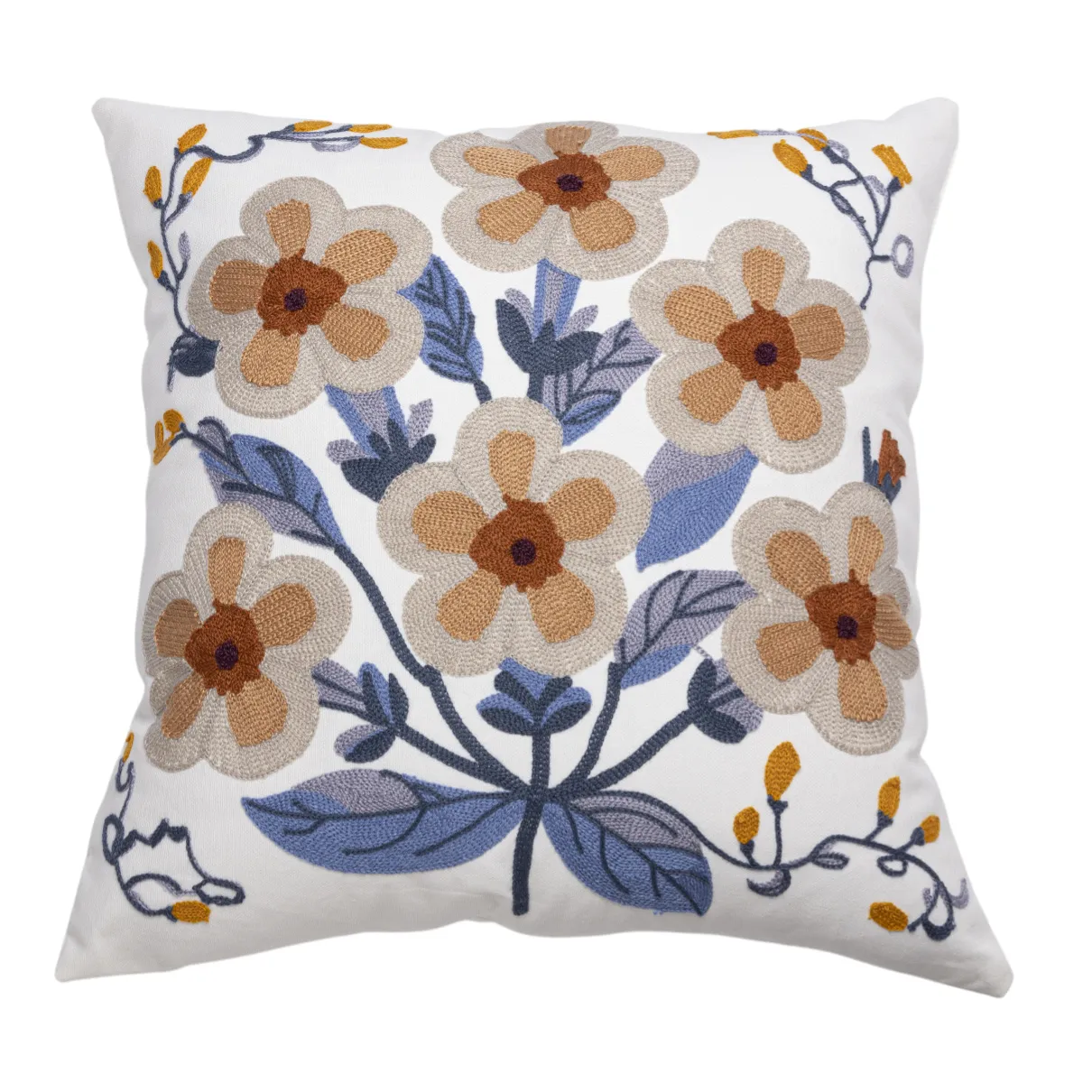 GENERICO - Funda De Cojín Decorativa Hermosos Bordado 45x45