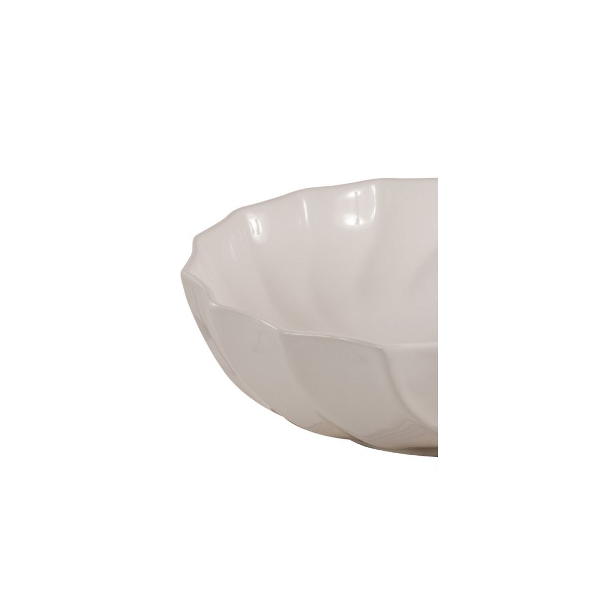 Lavamanos Blanco 45cm Cerámica Bighouse Mimbral, marca GENERICO - Foto 2