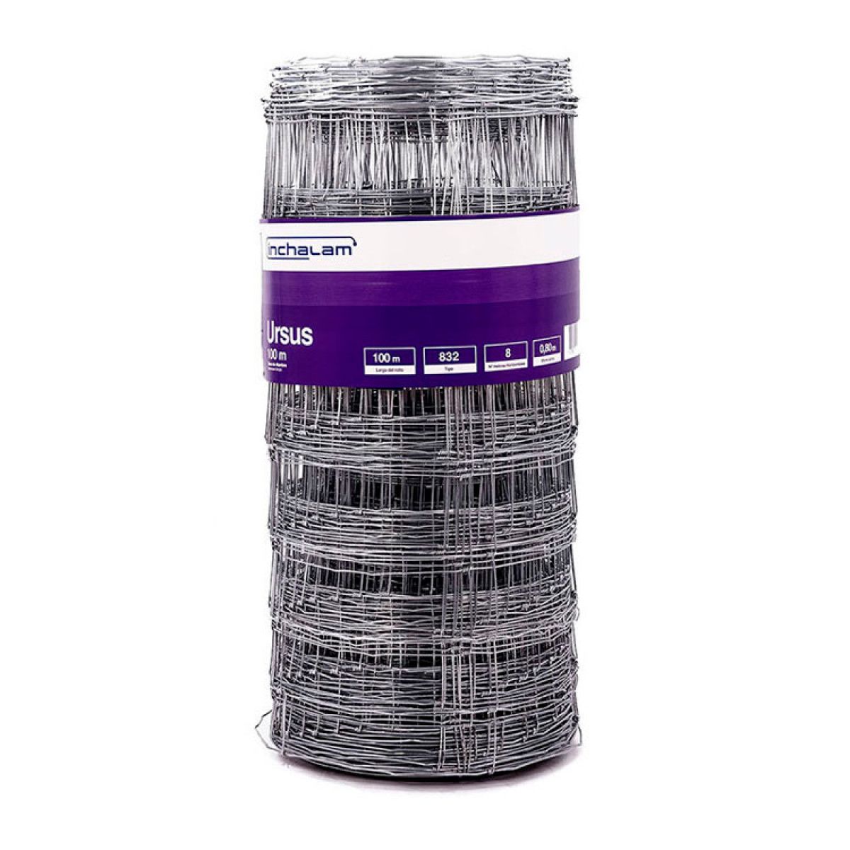GENERICO - Malla Ursus 8 hebras (Rollo 100MT) (80CM) Inchalam
