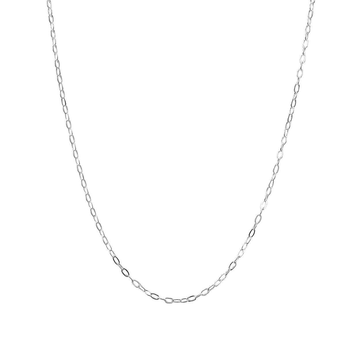 COGGIOLA - Cadena Eslabón 45cm Plata Fina 925