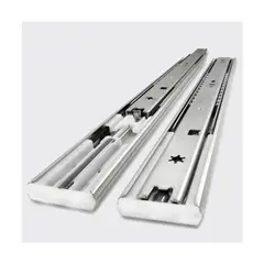 GENERICO - Corredera telescópica cierre suave 50cm zinc par Ducasse