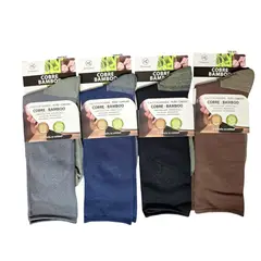 GARSIL - 12 Pares De Calcetines De Vestir Con Fibra Cobre y Bambú Para Hombre