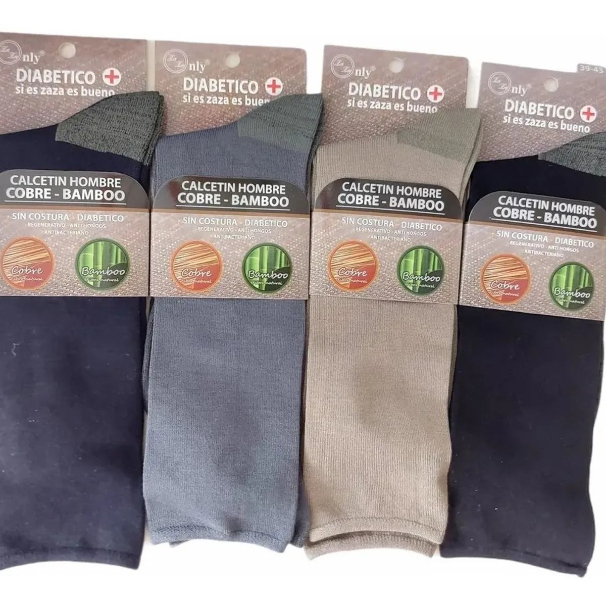 GARSIL - 12 Pares De Calcetines De Vestir Con Fibra Cobre y Bambú Para Hombre