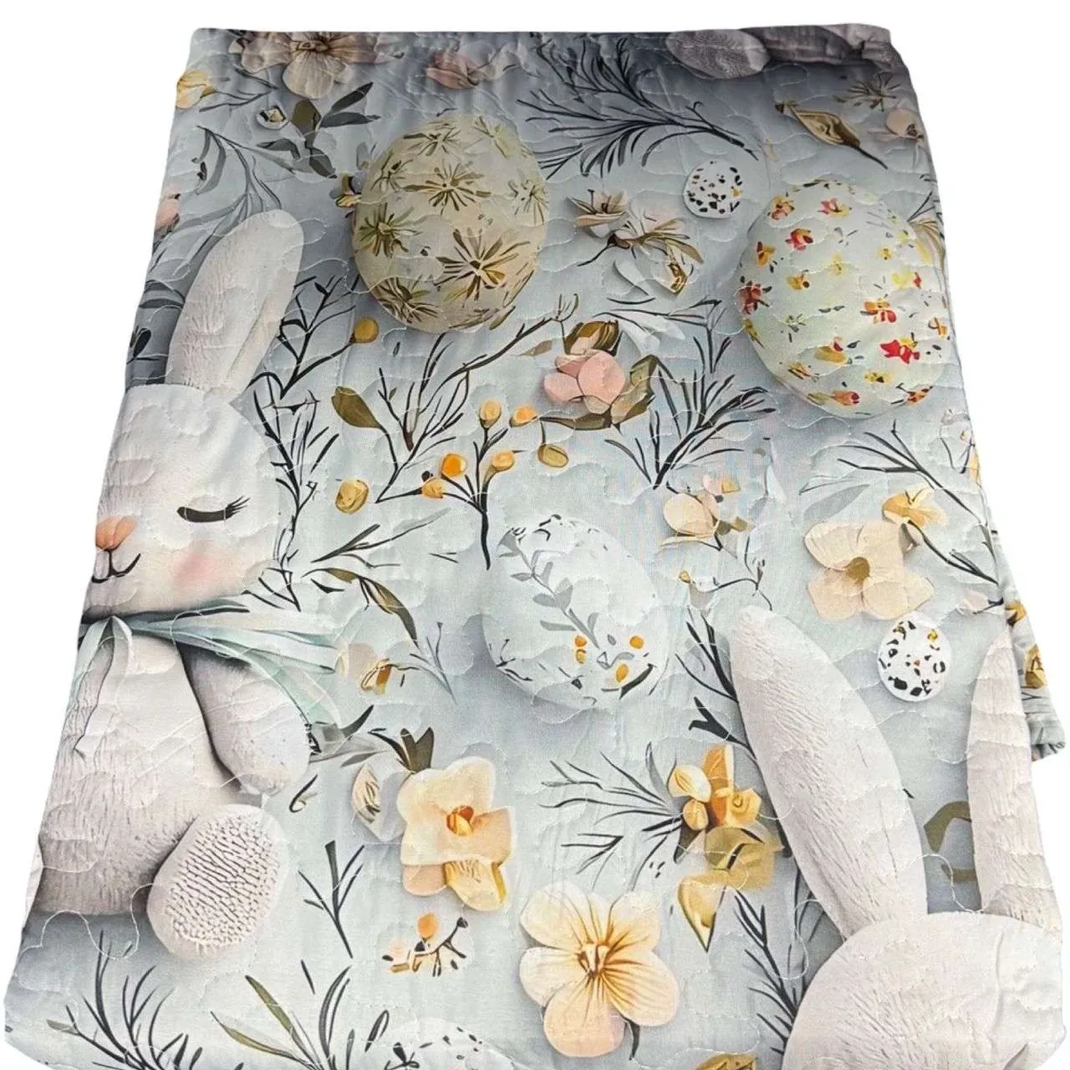 GENERICO - CUBRECAMA QUILT DE VERANO NIÑA NIÑO INFANTIL CONEJO