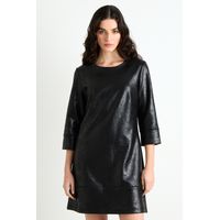 Vestido Corto Mujer Negro