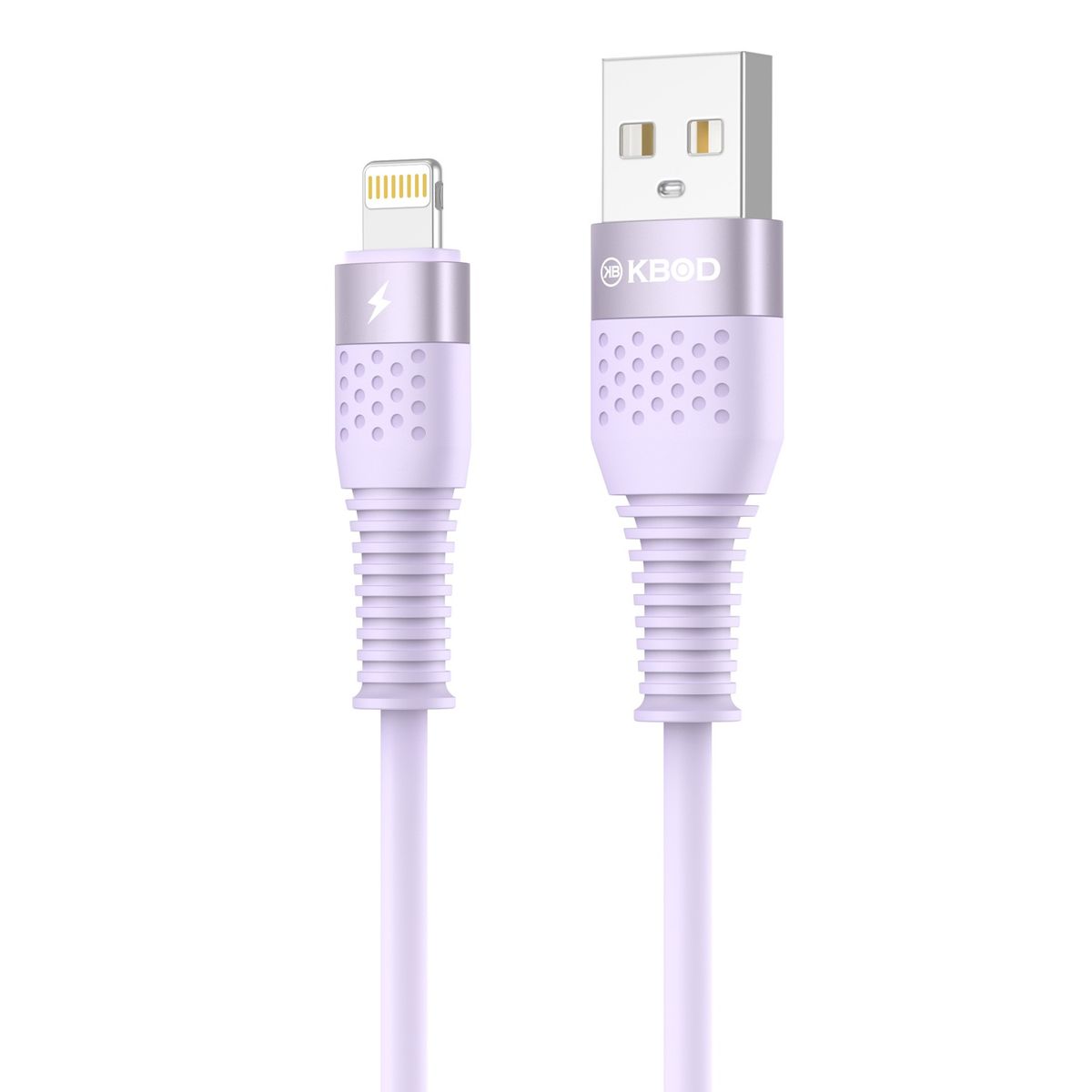 KBOD - Cable Para Carga y Datos Usb Para IP Kbod Cbo64 2 Metros 10W Lila
